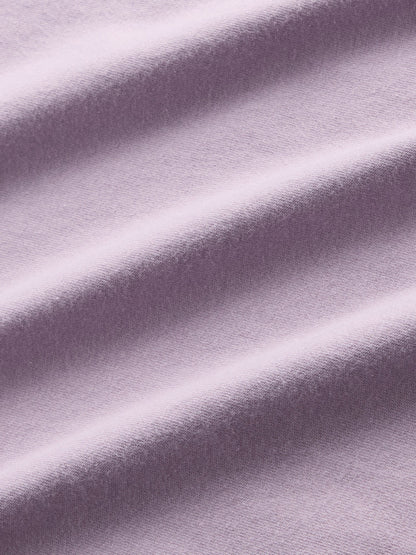Açık Lila Everyday Soft Bisiklet Yaka T-shirt