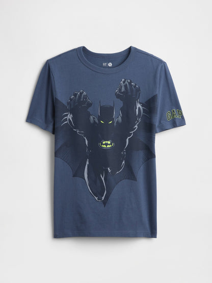 Koyu Mavi Dc™ Batman Grafik Baskılı T-shirt