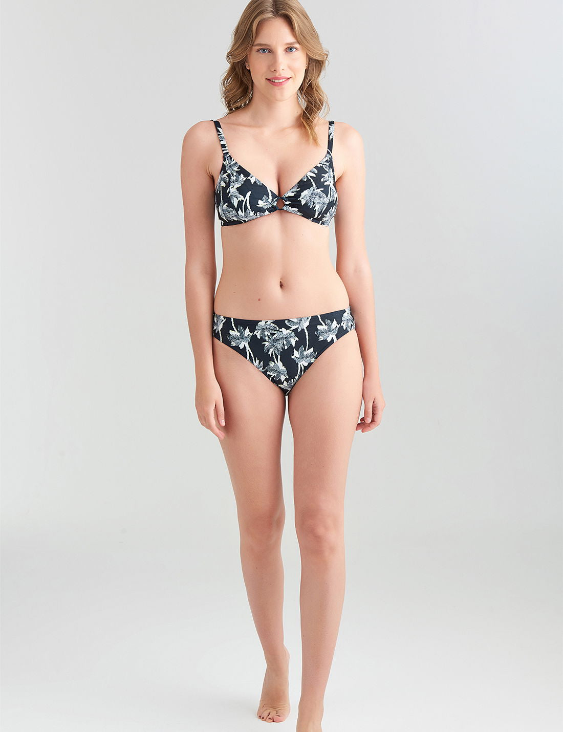 Yüksek Bel Desenli Bikini Altı