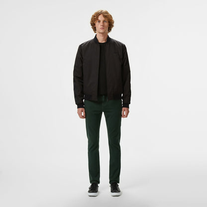 Lacoste Erkek Dik Yaka Siyah Bomber Ceket