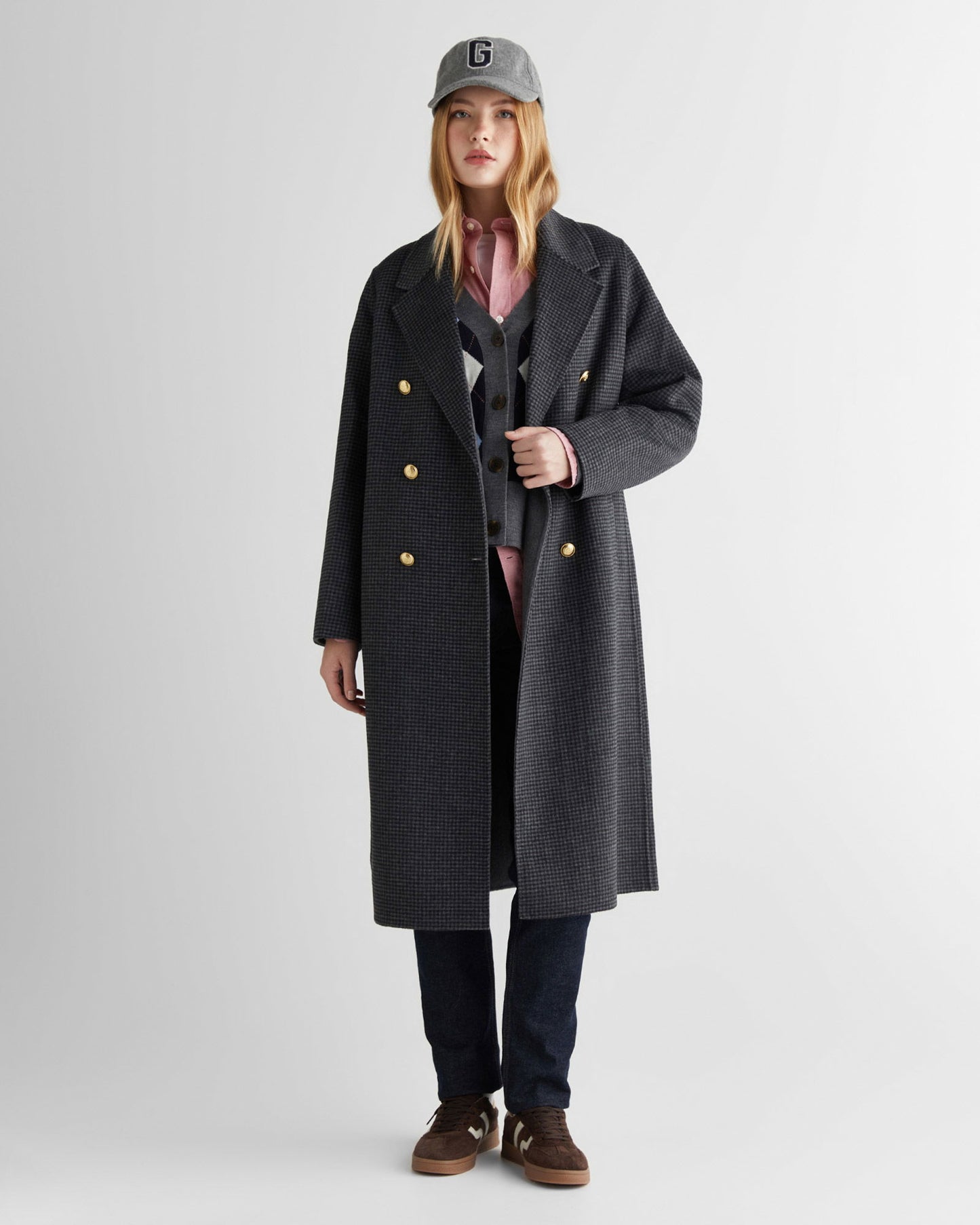 Gant Kadın Gri Regular Fit Mont