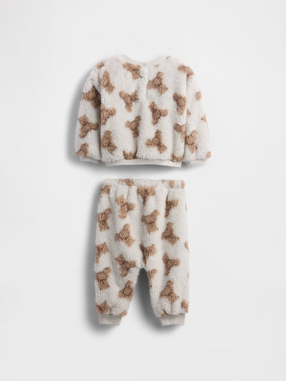 Açık Mavi Sherpa Brannan Bear Outfit Set