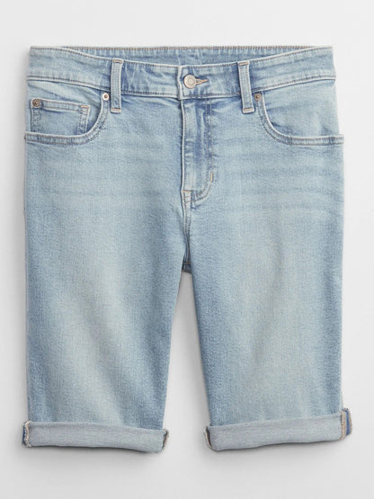 Açık Mavi Denim Şort