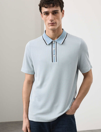 Modal Karışımlı Polo Yaka T-shirt