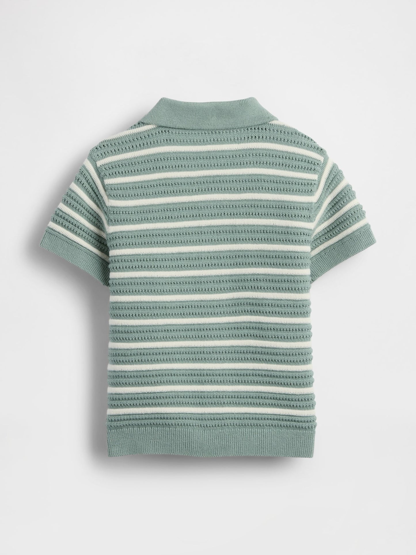 Yeşil Polo Yaka Triko T-shirt