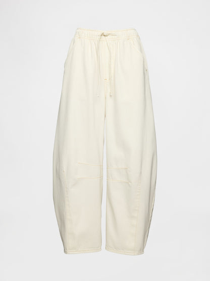 Bej Mid Rise Ultrasoft Kolay Horseshoe Jean Pantolon