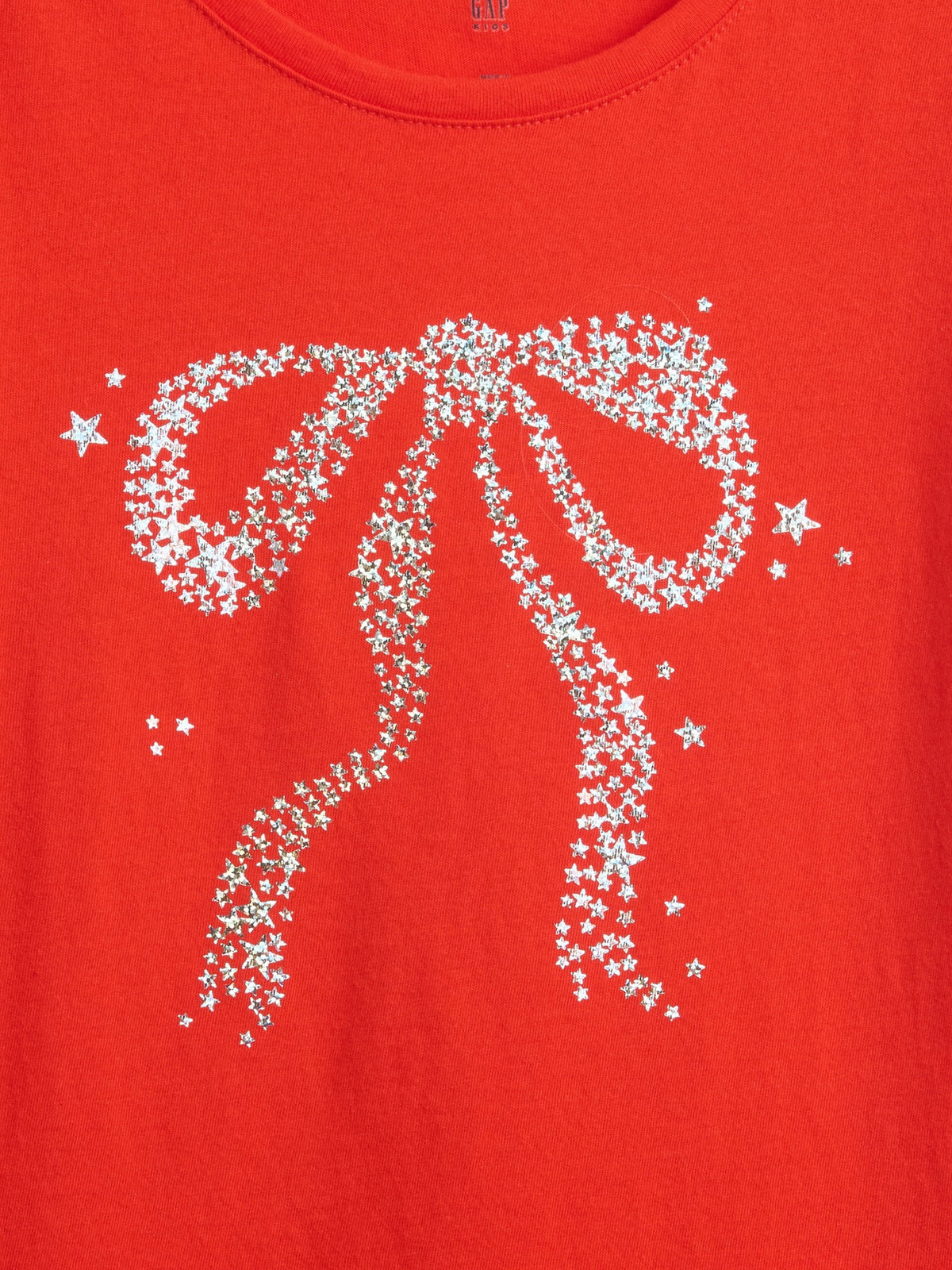 Kırmızı Grafik Baskılı T-shirt