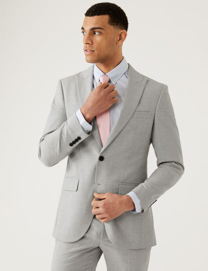 Slim Fit Ekose Desenli Ceket