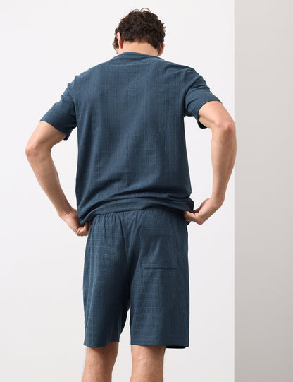 Pamuk Karışımlı Pijama Şortu