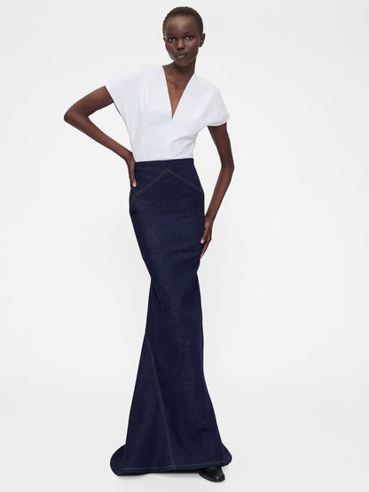 Beyaz Gapstudio Poplin Bodysuit