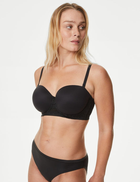 Body Soft:trade_mark: Dantel Detaylı Straplez Sütyen