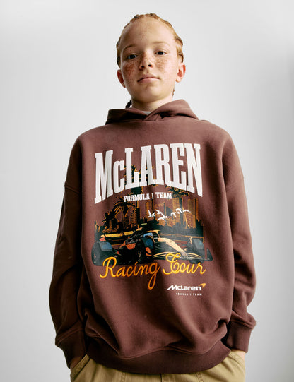 Pamuk Karışımlı Mclaren Kapüşonlu Sweatshirt (6-16 Yaş)