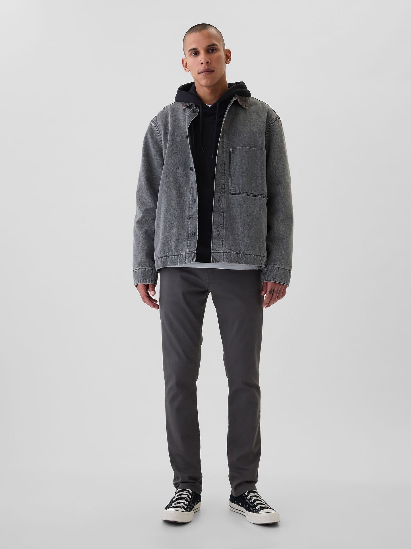 Gri GapFlex Slim Fit City Max Jean Pantolon