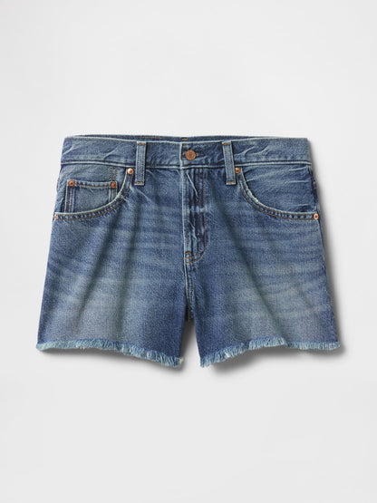 Mavi 4 Mid Rise Ultrasoft Relaxed Şort