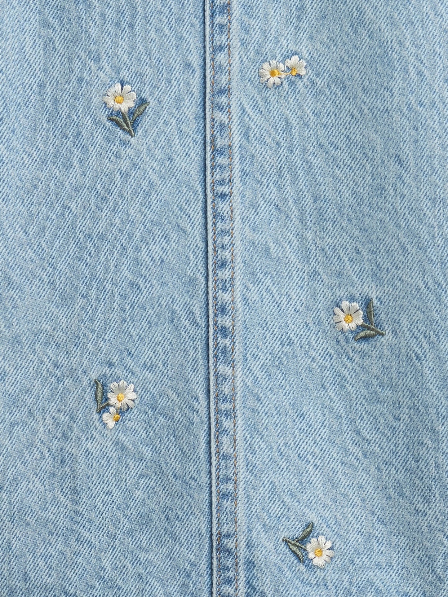 Açık Mavi Babygap Denim Tulum Etek