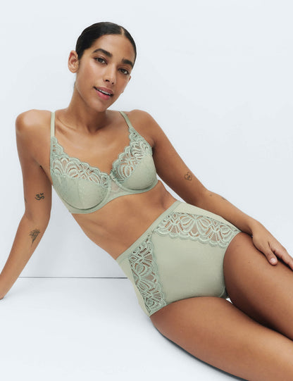 3'lü Amelia Dantelli Full Brief Külot