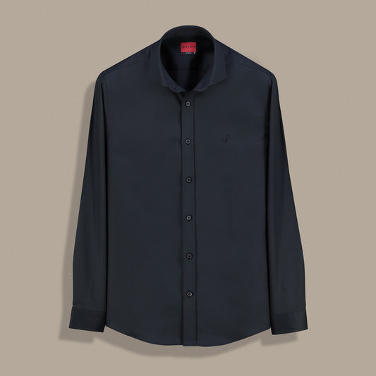 Demba Uzun Kol Non Iron Siyah Gömlek