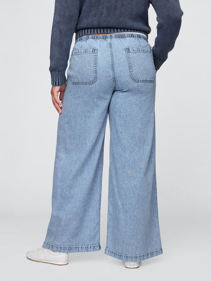 Mavi Mid Rise Ultrasoft Easy Baggy Jean Pantolon