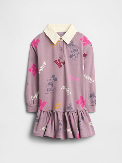 Lila Gap × Disney Rugby Elbise