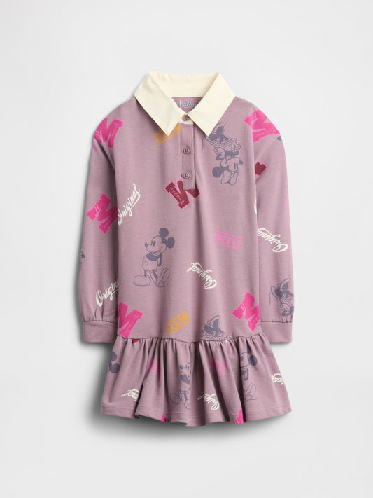 Lila Gap × Disney Rugby Elbise