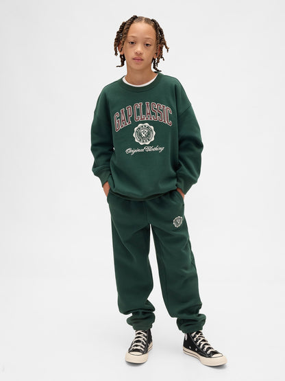 Koyu Yeşil Vintagesoft Relaxed Logo Jogger Eşofman Altı