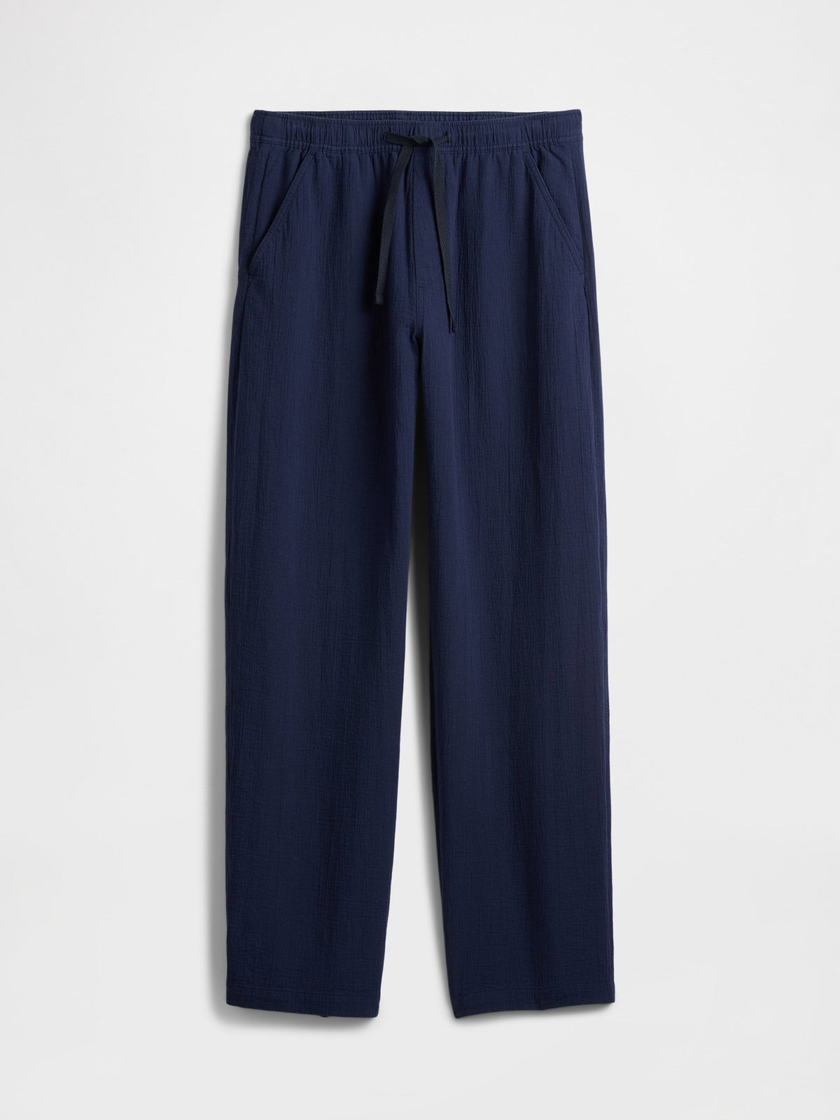 Lacivert Gauze Baggy Easy Pantolon