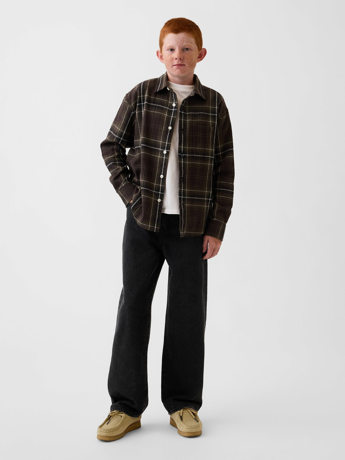 Siyah Baggy Jean Pantolon