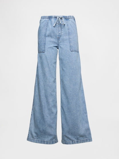 Mavi Mid Rise Ultrasoft Easy Baggy Jean Pantolon