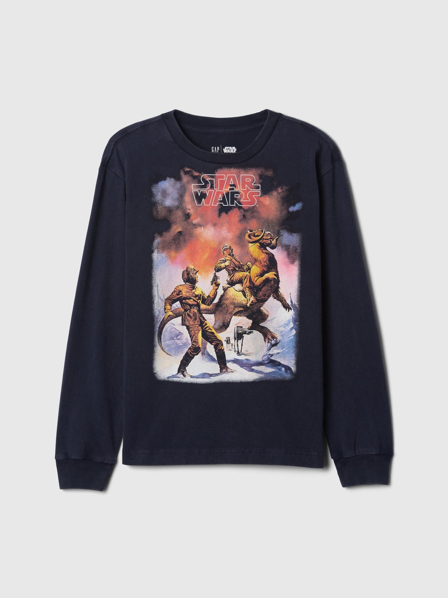 Lacivert Star Wars Grafik T-shirt