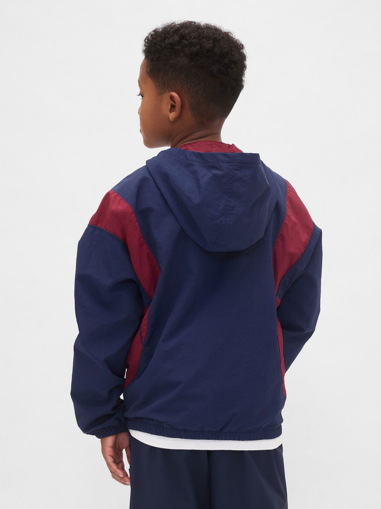 Lacivert %100 Geri Dönüştürülmüş Anorak Ceket