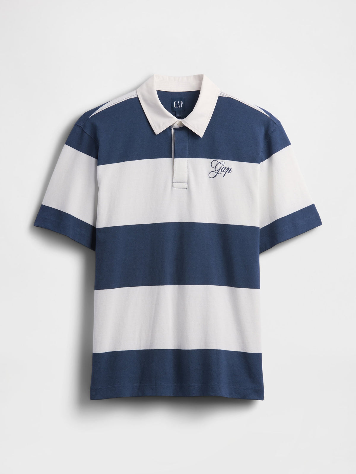 Lacivert Relaxed Gap Logo Rugby Polo T-shirt