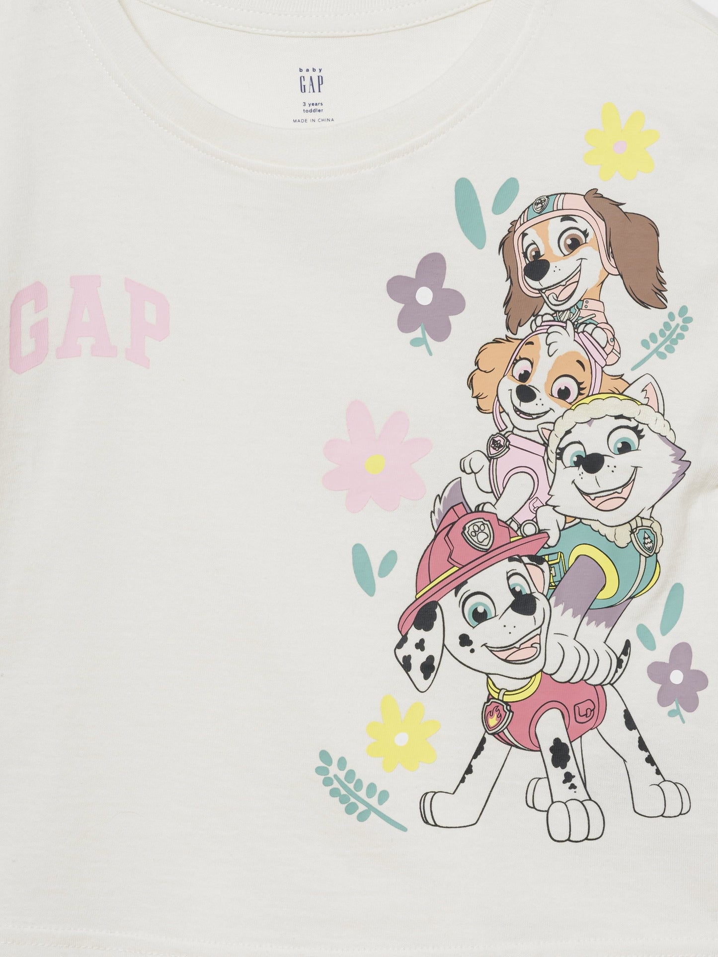 Beyaz Paw Patrol Logo T-shirt