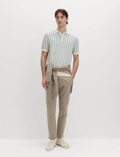 Saf Pamuklu Polo Yaka T-shirt