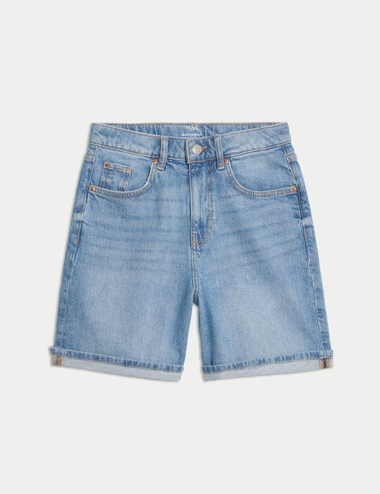 Denim Boyfriend Şort