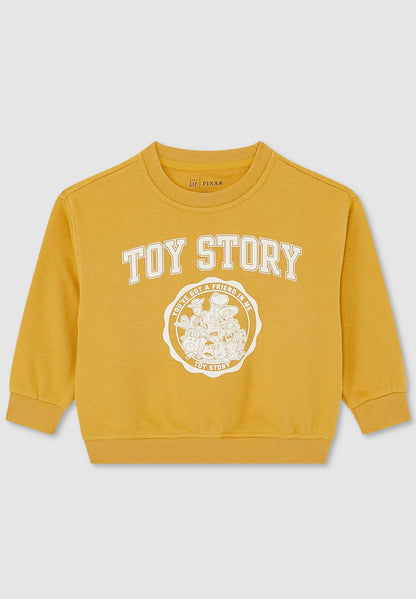 Sarı Disney Toy Story Grafik Baskılı Sweatshirt