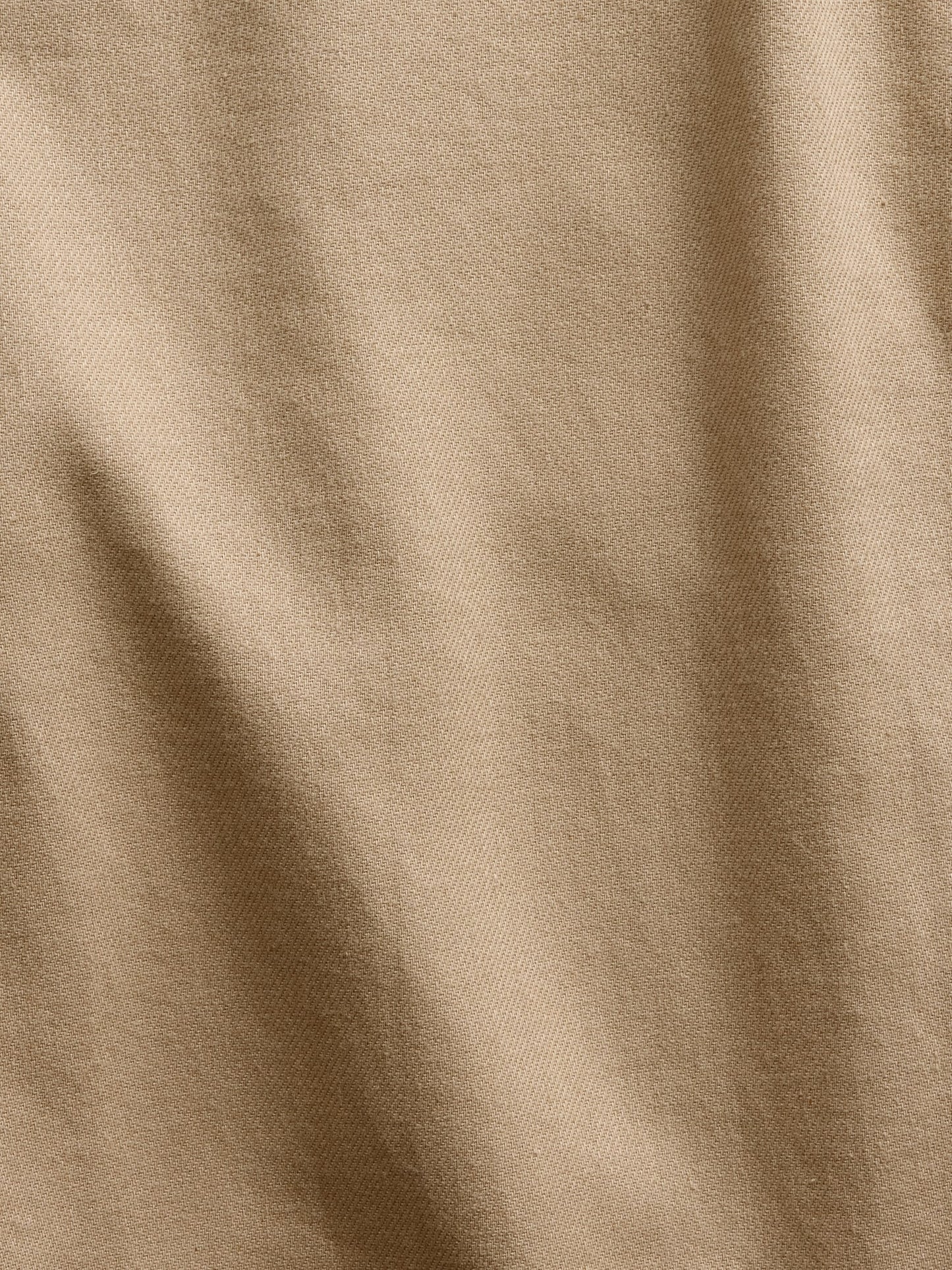 Bej Keten Pamuk Karışımlı Relaxed Straight Pantolon