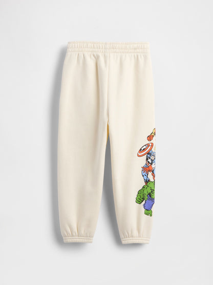 Kırık Beyaz Vintagesoft Marvel Gap Logo Eşofman Altı