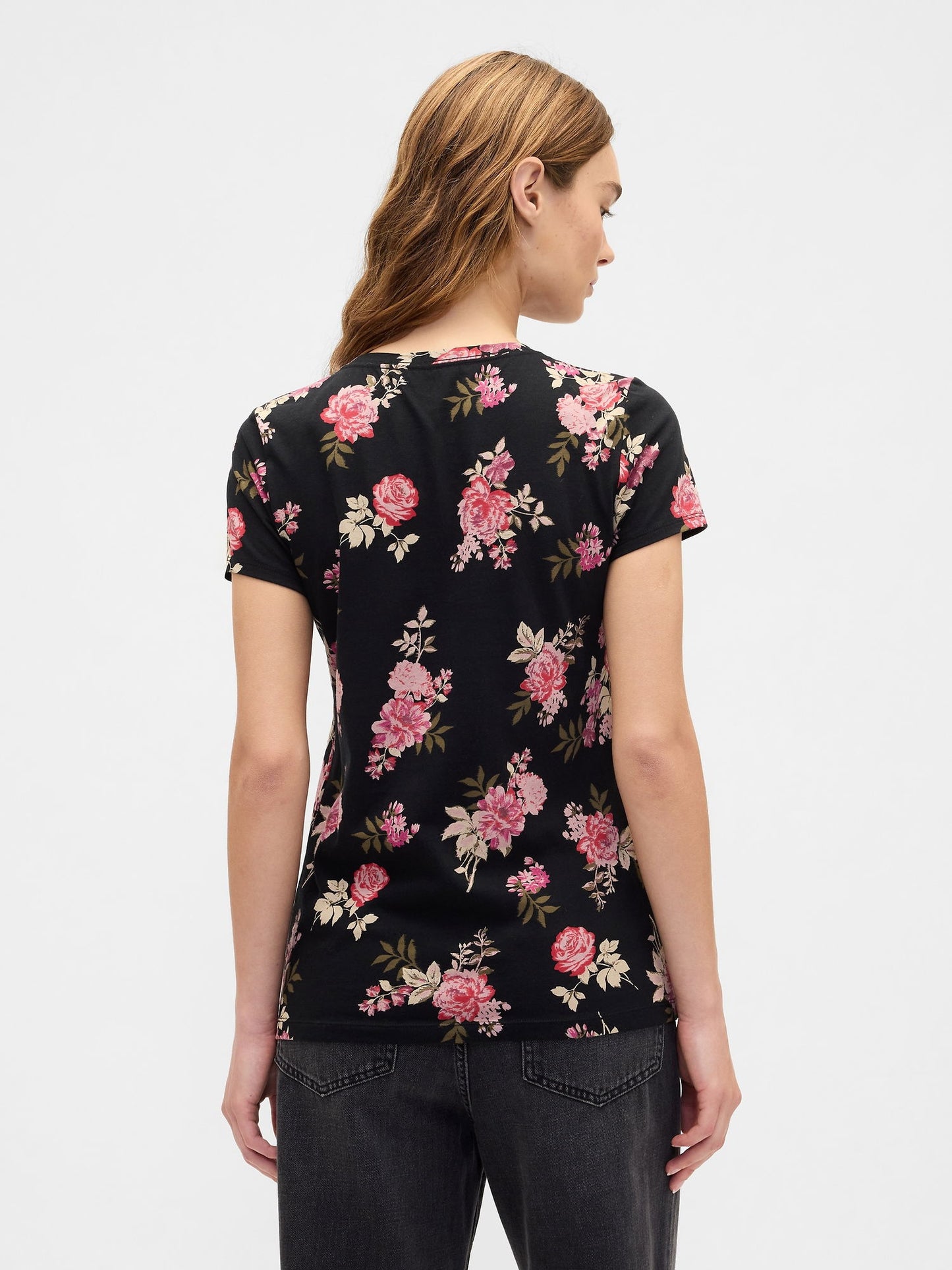 Siyah Gap Logo T-shirt
