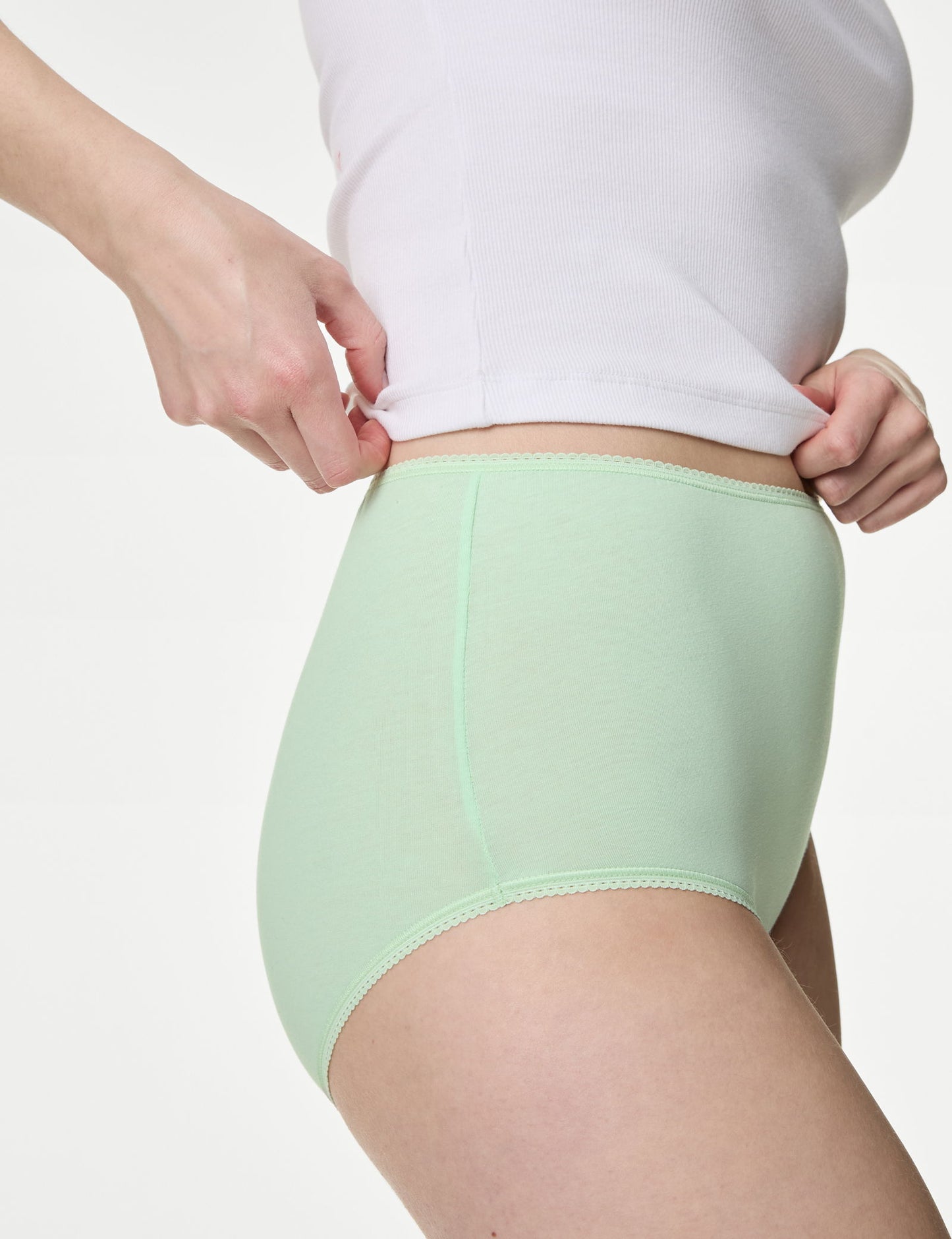 5'li Cotton Lycra Full Brief Külot Seti