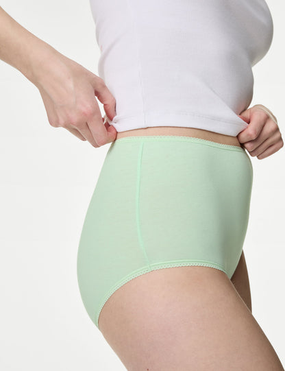 5'li Cotton Lycra Full Brief Külot Seti