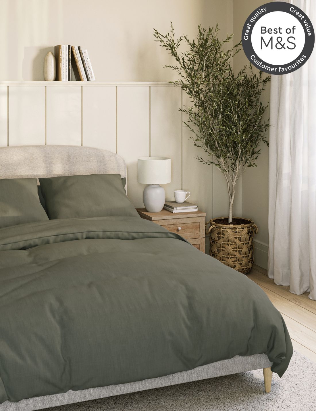 Saf Egyptian Cotton Yorgan Kılıfı