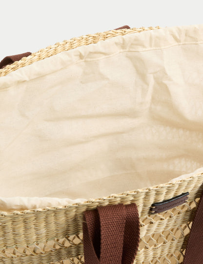 Straw Large Tote