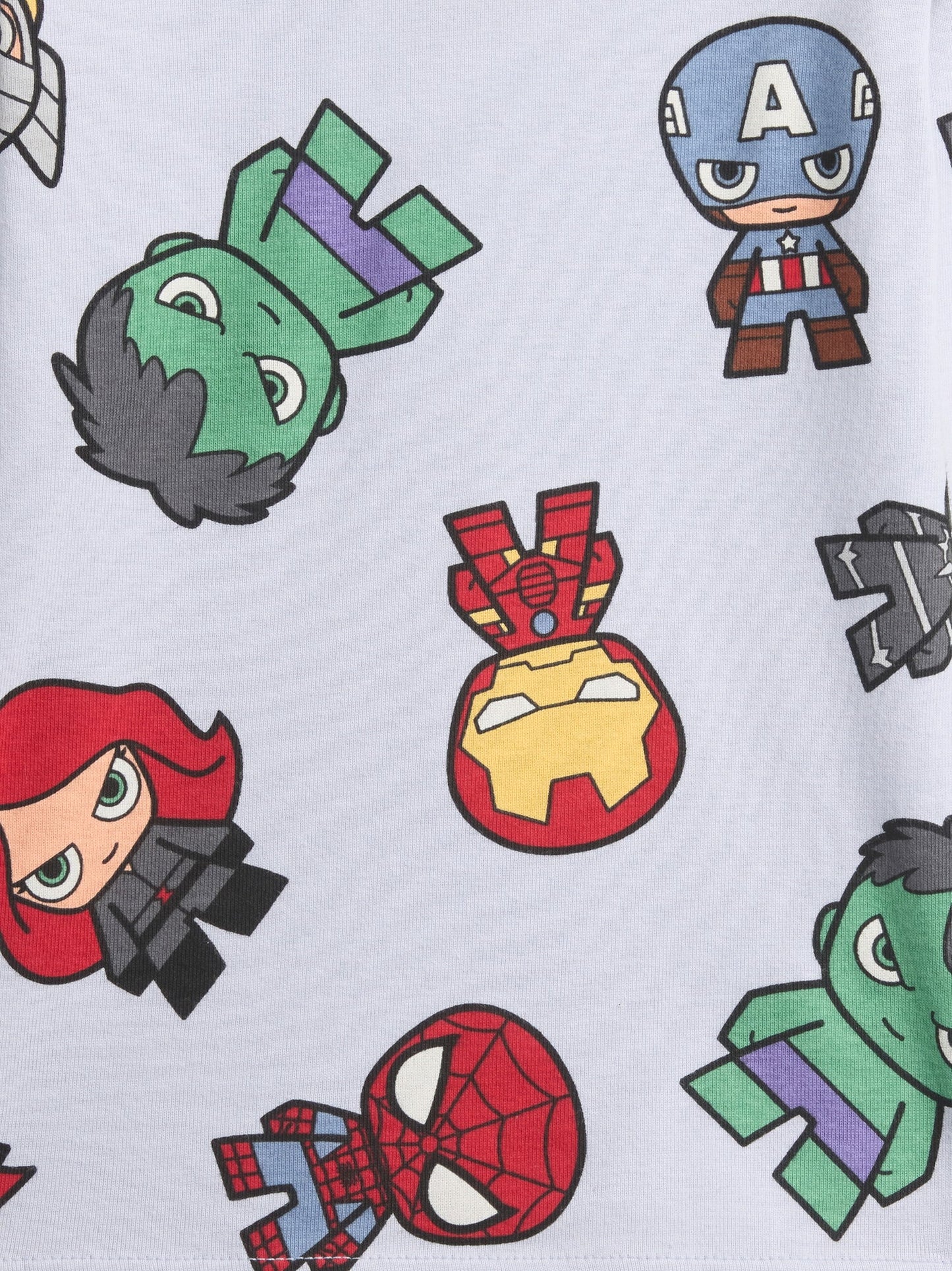 Gri Marvel Avangers Grafik Baskılı Pijama Takımı