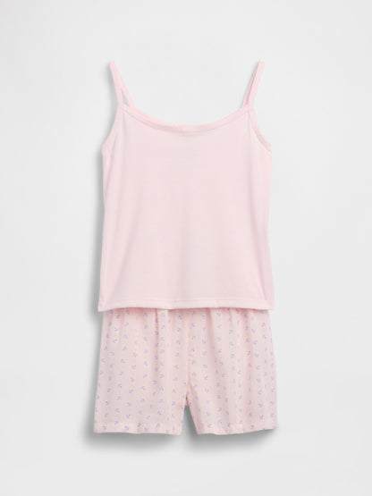 Açık Pembe %100 Recycled Pijama Takımı