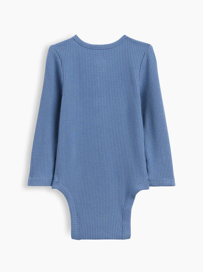 Mavi First Favorites Tinyrib Henley Bodysuit