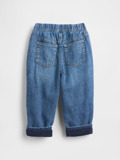 Mavi Cozy Astarlı Barrel Jean Pantolon