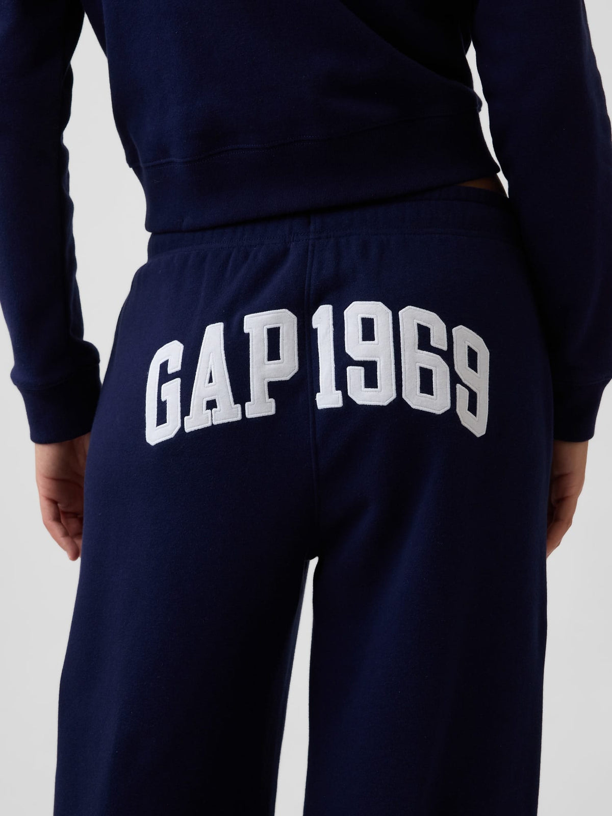 Lacivert Gap Grafik Straight-leg Eşofman Altı