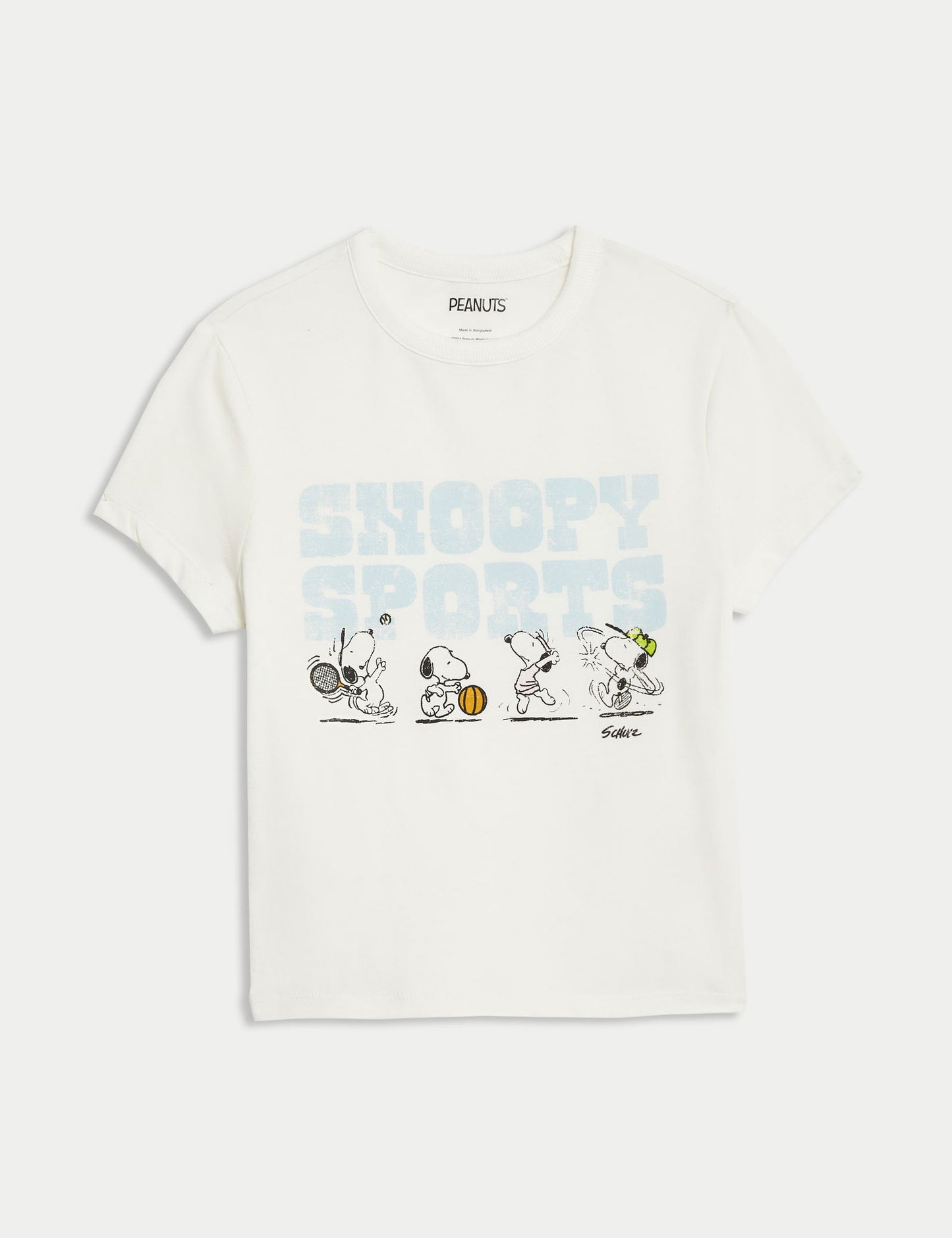 Saf Pamuklu Snoopy T-shirt (6-16 Yaş)