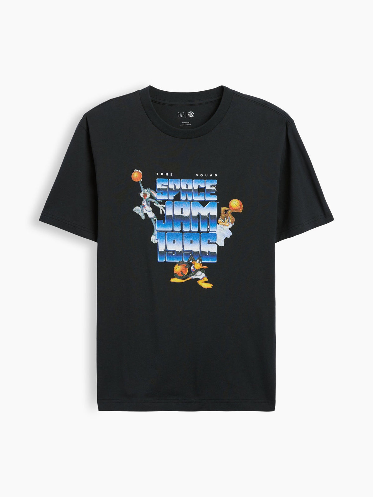 Siyah Wb™ Looney Tunes Everyday Soft Relaxed Grafik Baskılı T-shirt