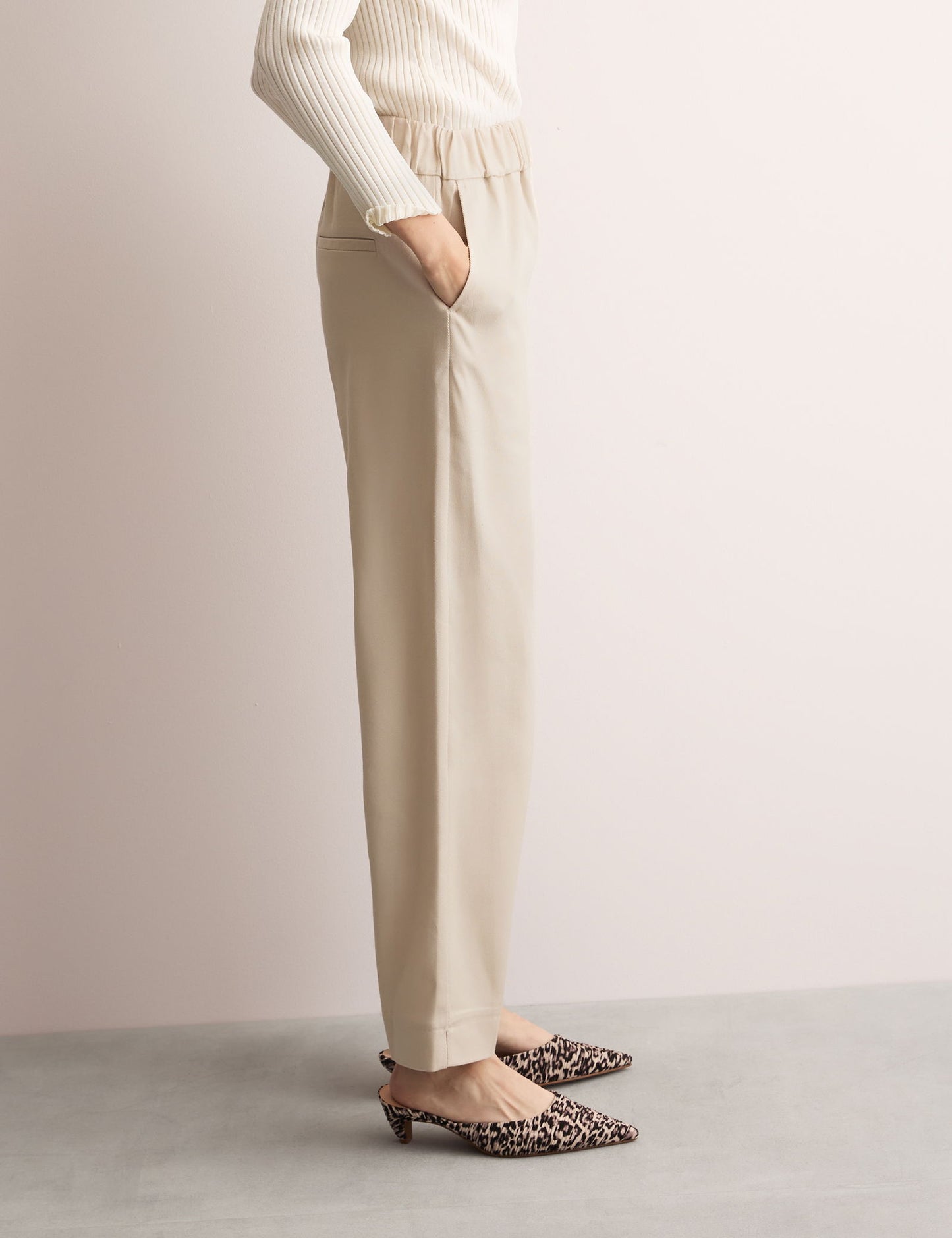 Jersey Wide Leg Pantolon